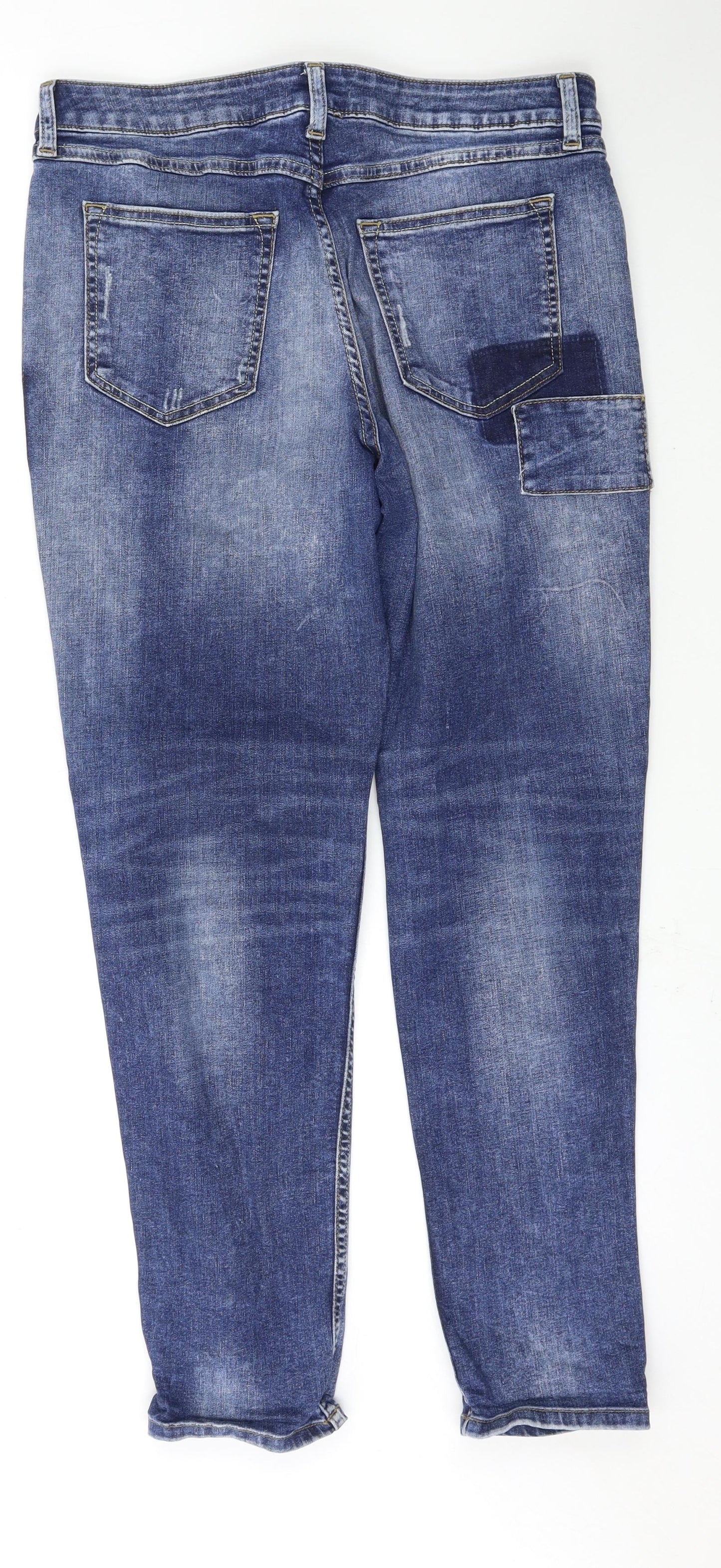 TU Womens Blue   Straight Jeans Size 12 L28 in