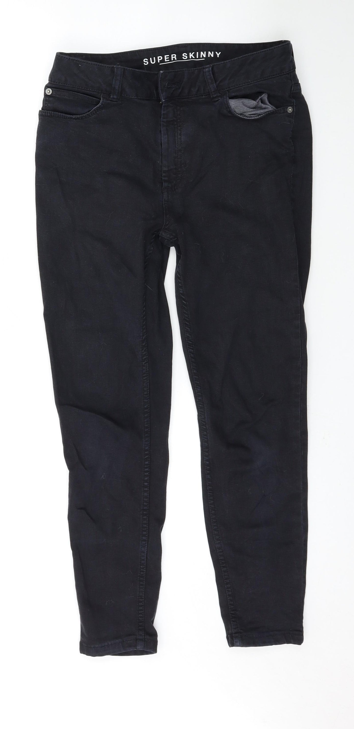 Marks and Spencer Womens Black   Skinny Jeans Size 10 L26 in