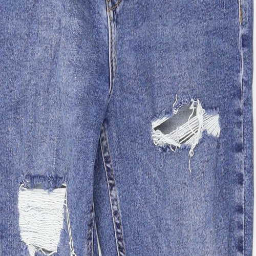 Topshop Womens Blue   Skinny Jeans Size 28 in L30 in