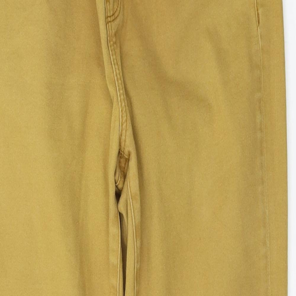 Warehouse Womens Yellow   Skinny Jeans Size 12 L25 in
