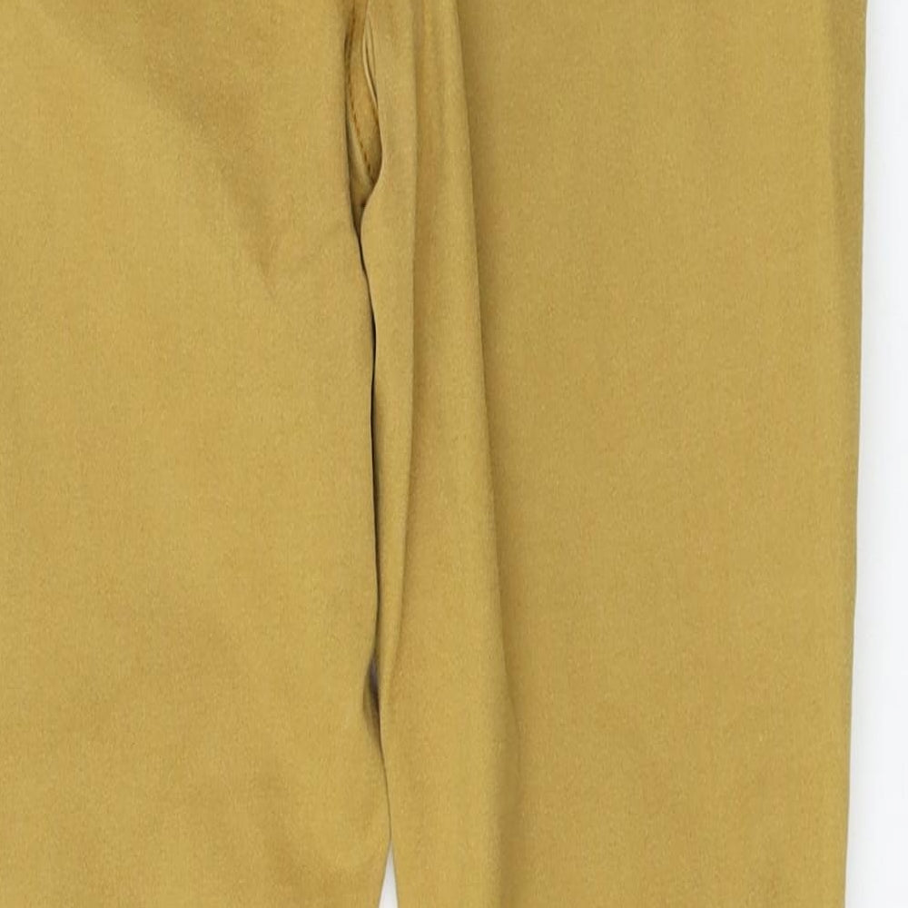 Warehouse Womens Yellow   Skinny Jeans Size 12 L25 in