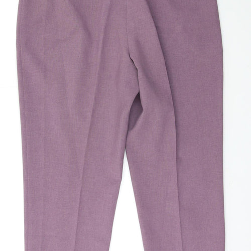 Marks and Spencer Womens Purple   Trousers  Size 18 L27 in