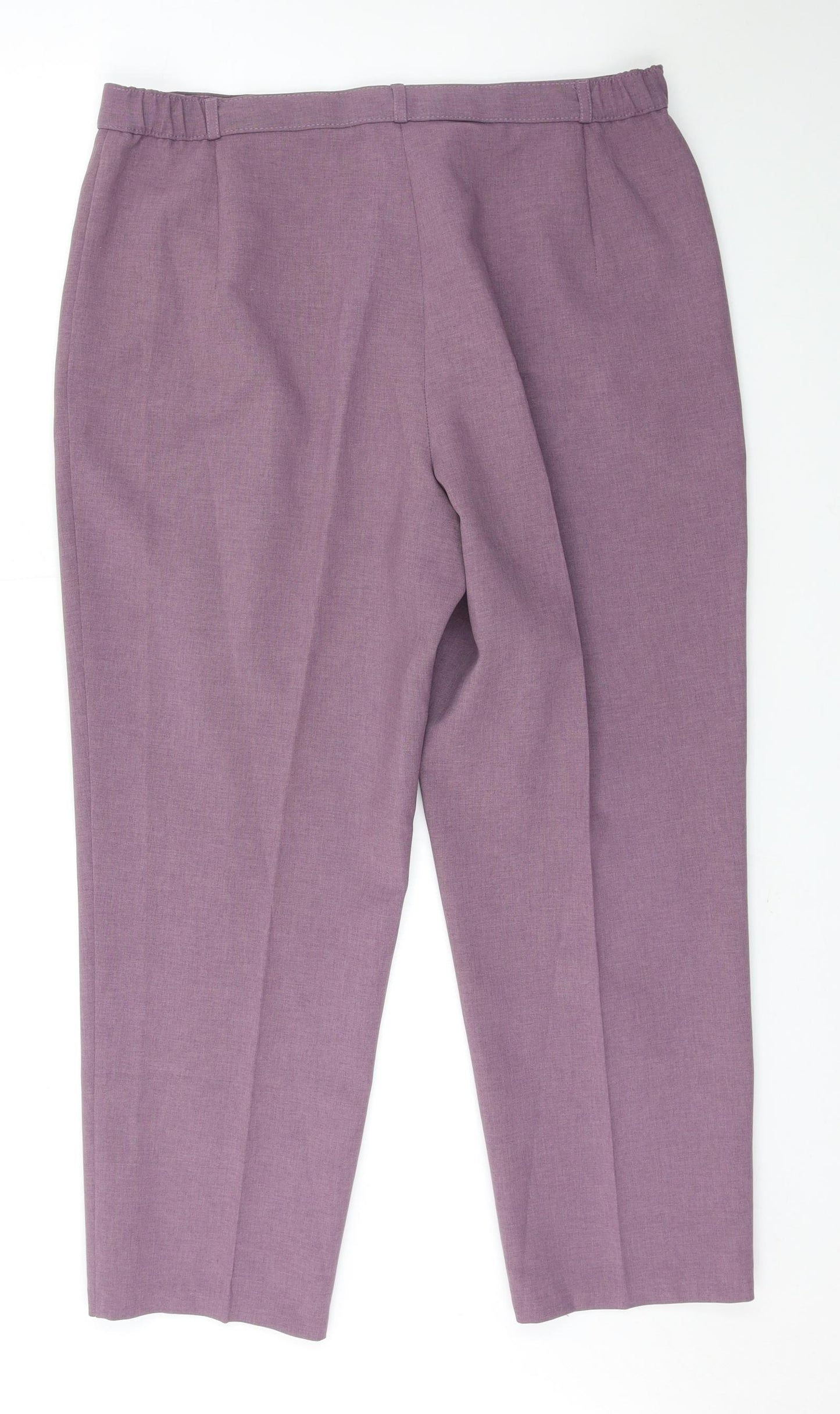 Marks and Spencer Womens Purple   Trousers  Size 18 L27 in