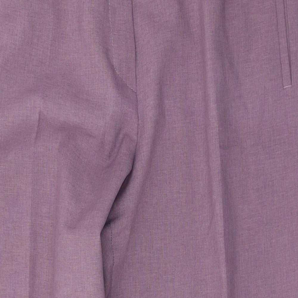 Marks and Spencer Womens Purple   Trousers  Size 18 L27 in