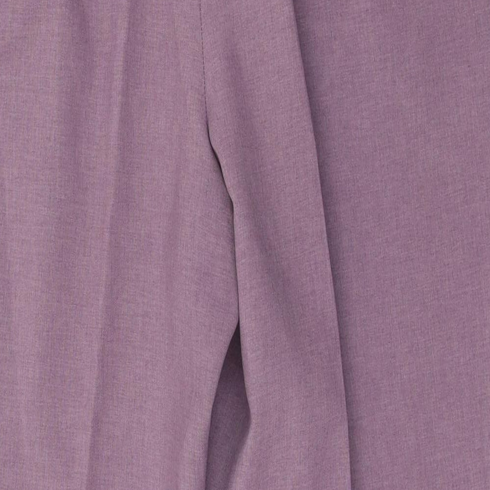 Marks and Spencer Womens Purple   Trousers  Size 18 L27 in