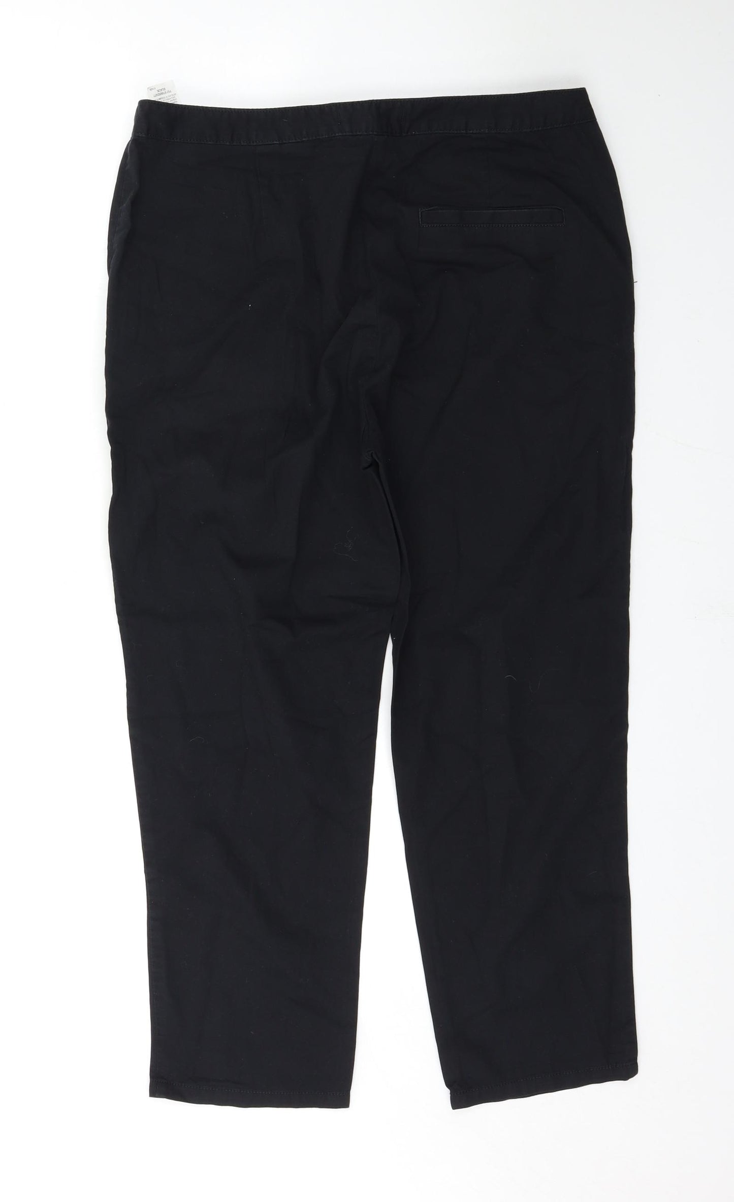 Marks and Spencer Womens Black   Trousers  Size 12 L26 in