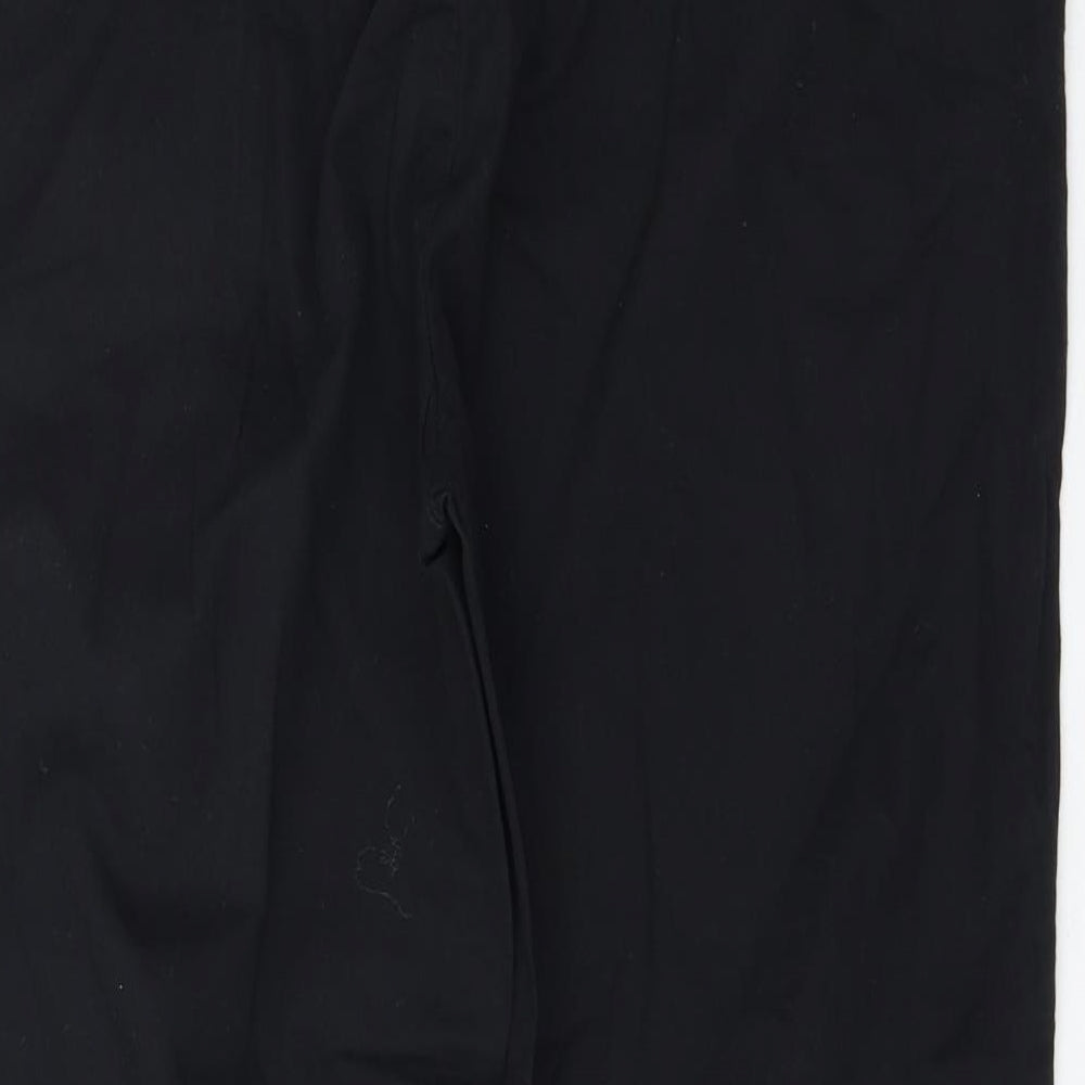 Marks and Spencer Womens Black   Trousers  Size 12 L26 in