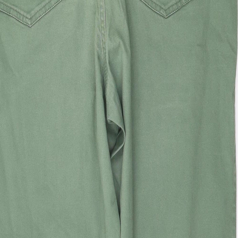 F&F Womens Green   Straight Jeans Size 16 L27 in