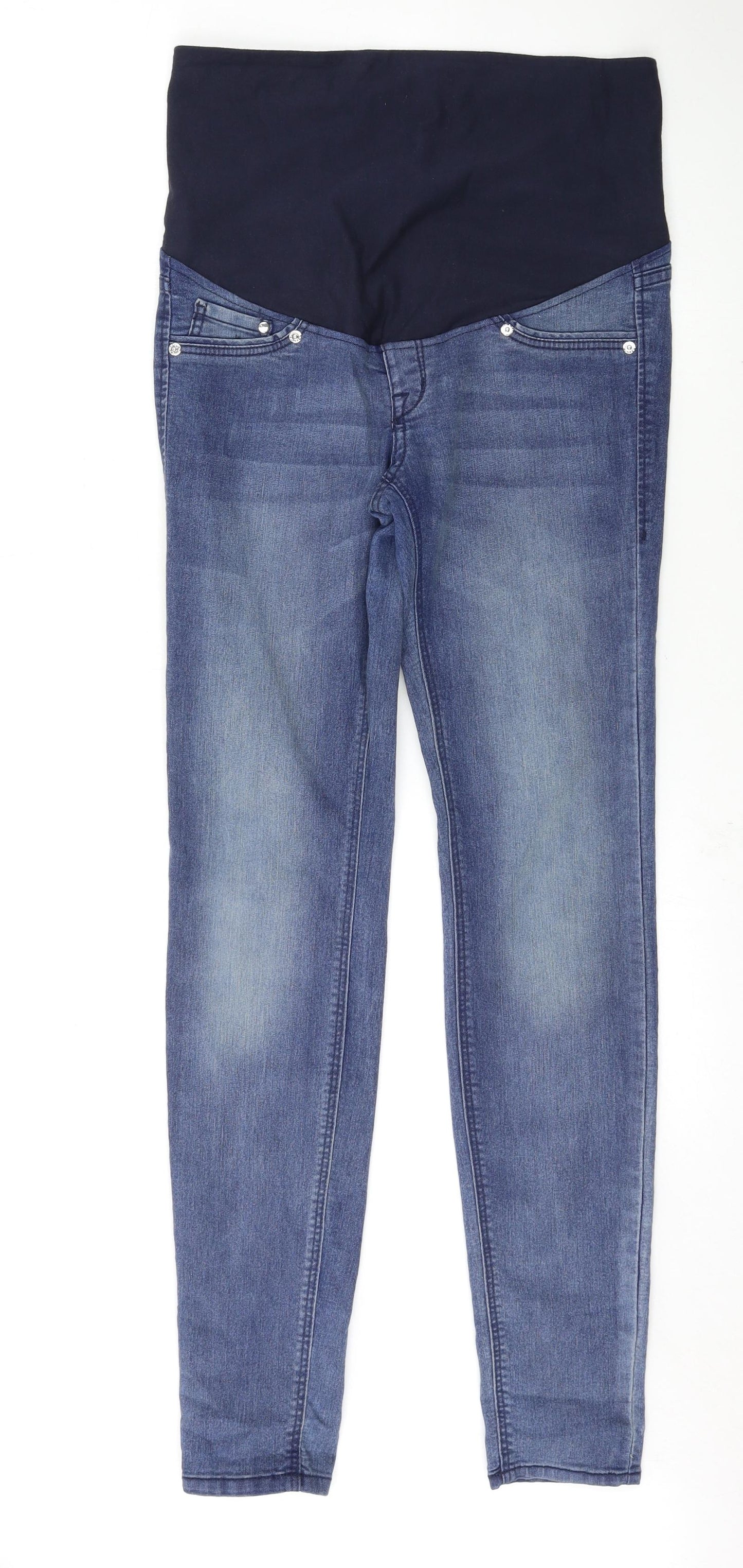 H&M Womens Blue   Skinny Jeans Size 8 L31 in
