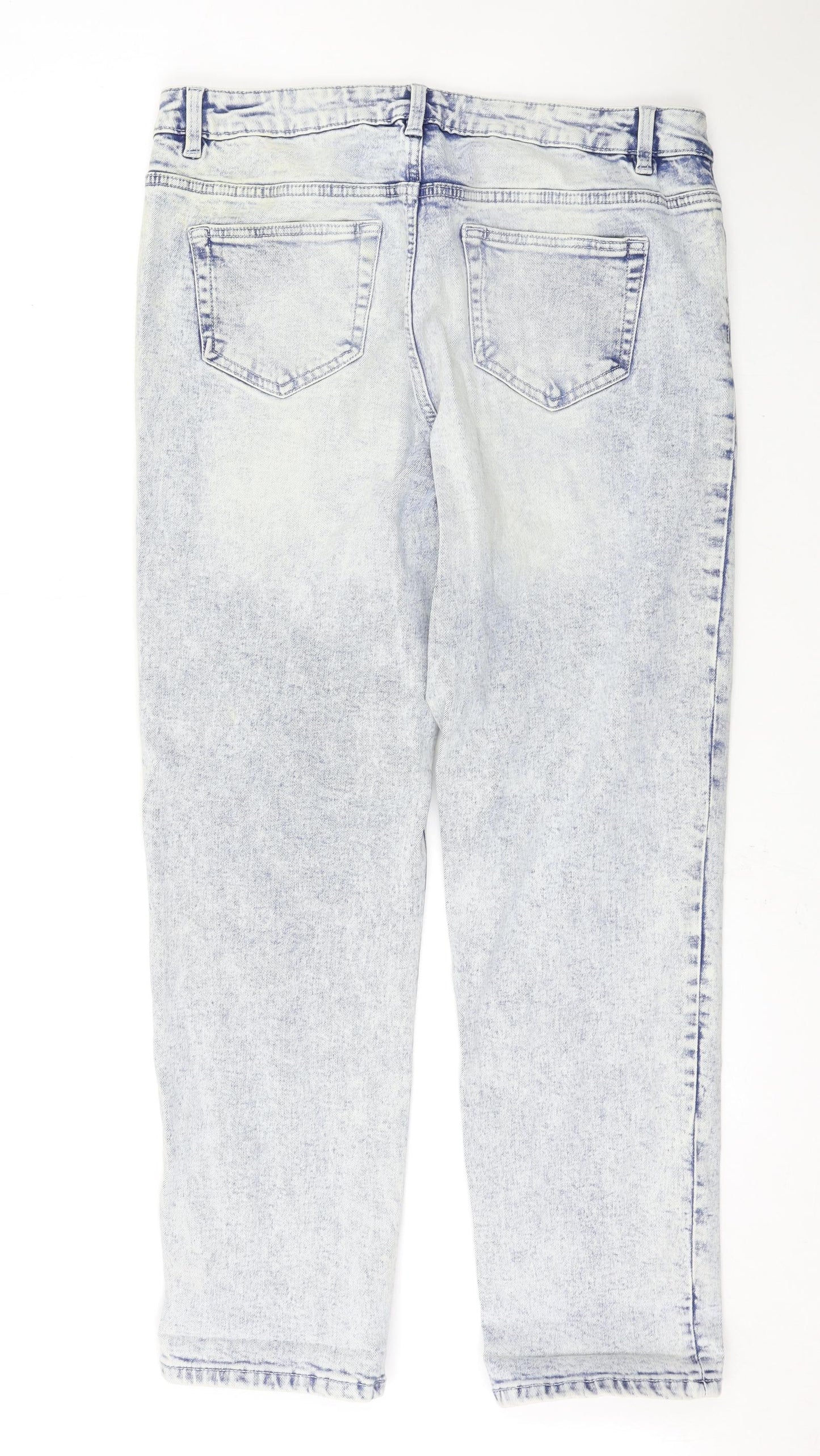 George Womens Blue   Straight Jeans Size 16 L29 in