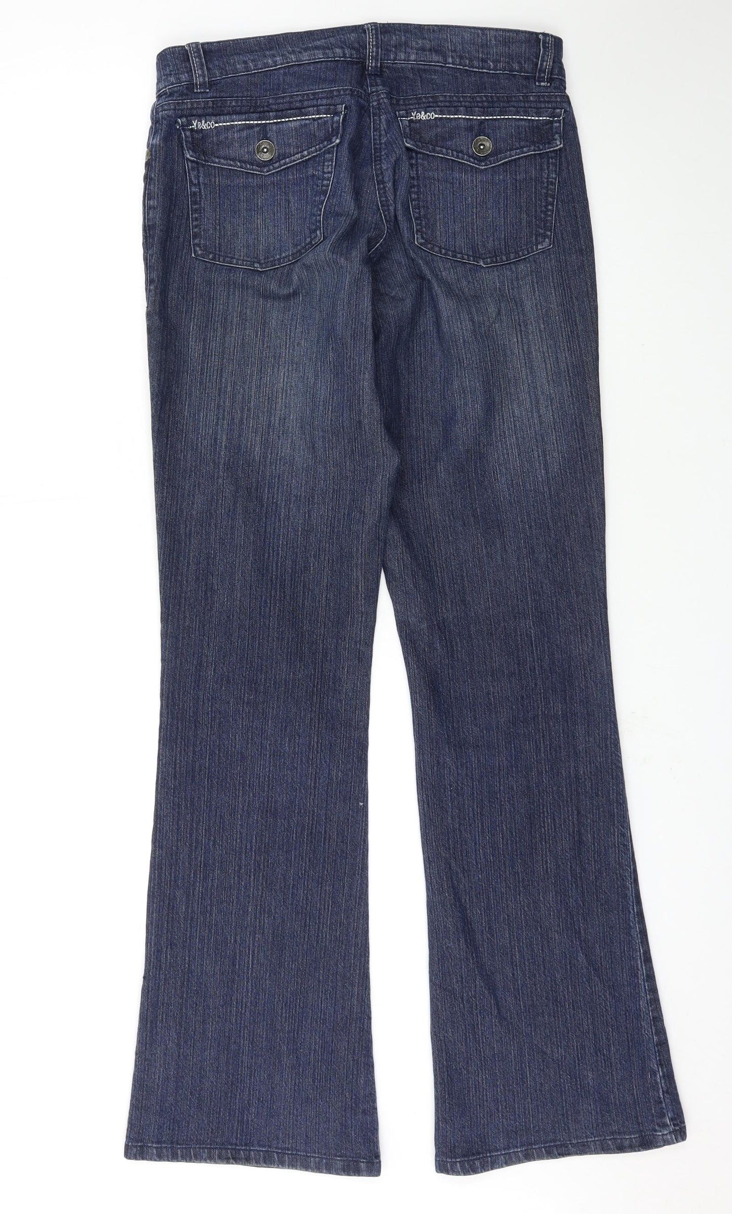 Preworn Womens Blue   Bootcut Jeans Size 14 L32 in