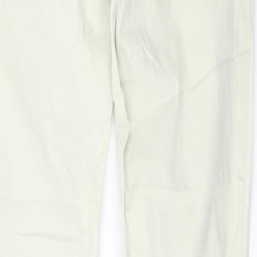 Preworn Womens White   Skinny Jeans Size 33 L28 in