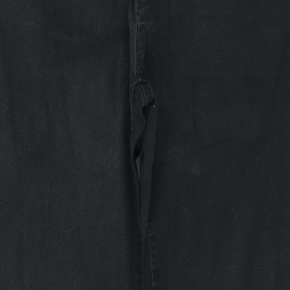 Preworn Womens Black   Straight Jeans Size 12 L31 in