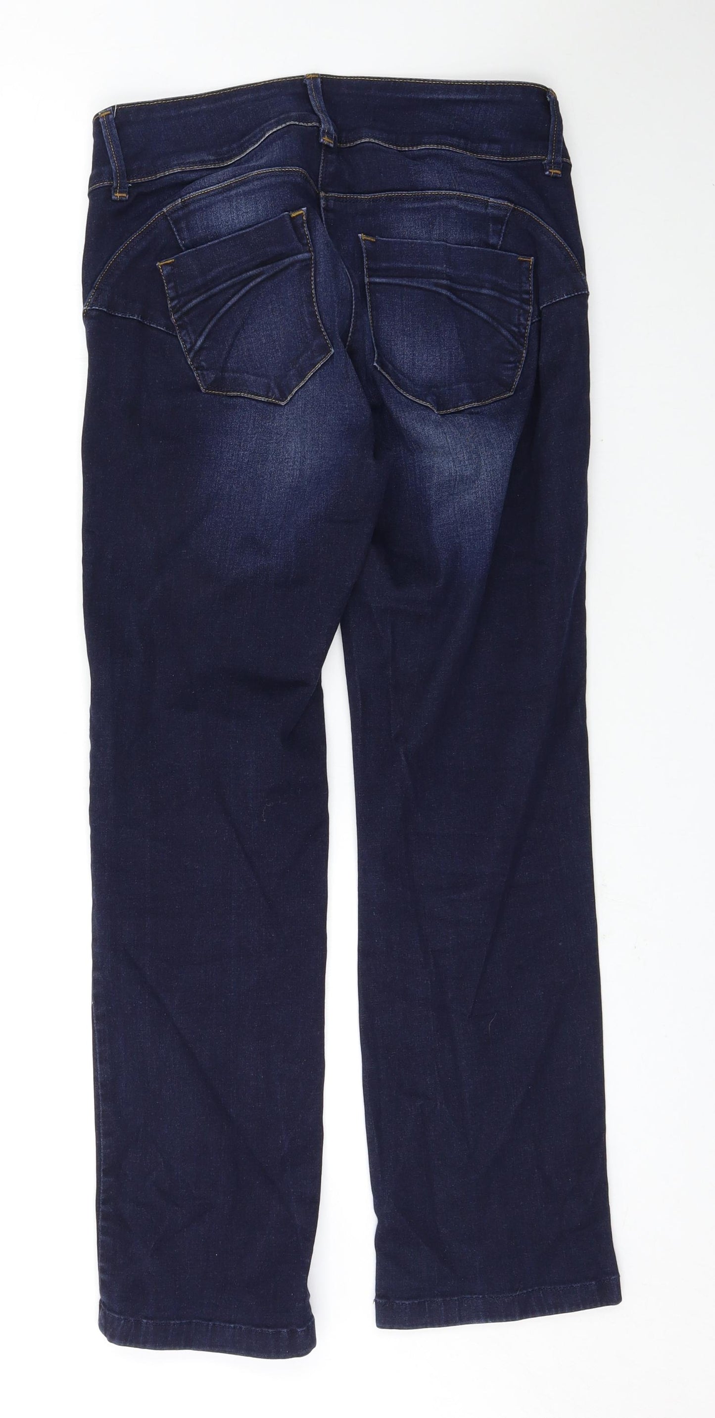 NEXT Womens Blue   Straight Jeans Size 14 L28 in