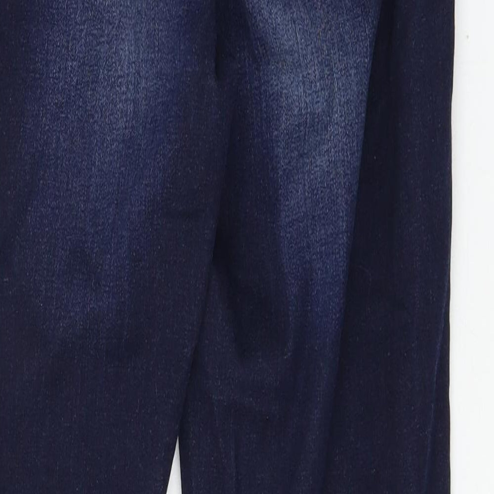 NEXT Womens Blue   Straight Jeans Size 14 L28 in