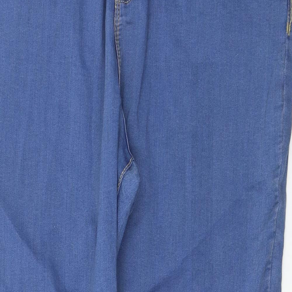 Denim & Co. Womens Blue   Skinny Jeans Size 16 L29 in