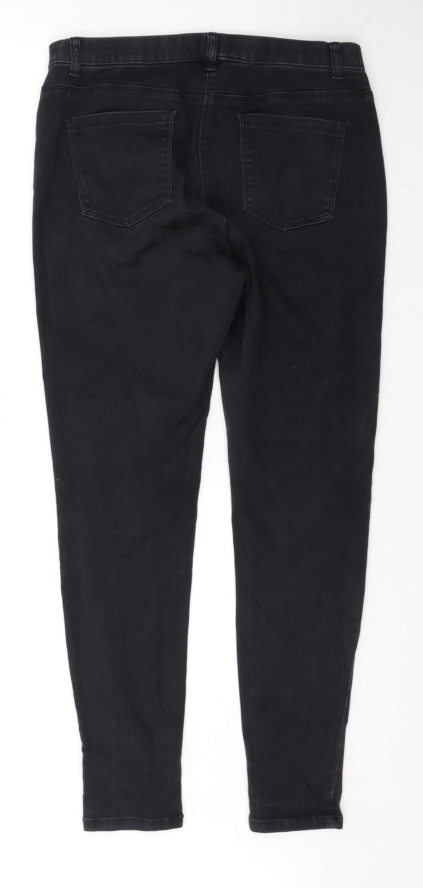 M&Co Womens Black   Jegging Jeans Size 14 L29 in