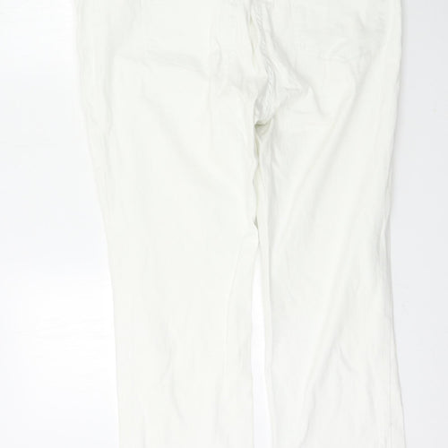 Preworn Womens White   Skinny Jeans Size 18 L27 in