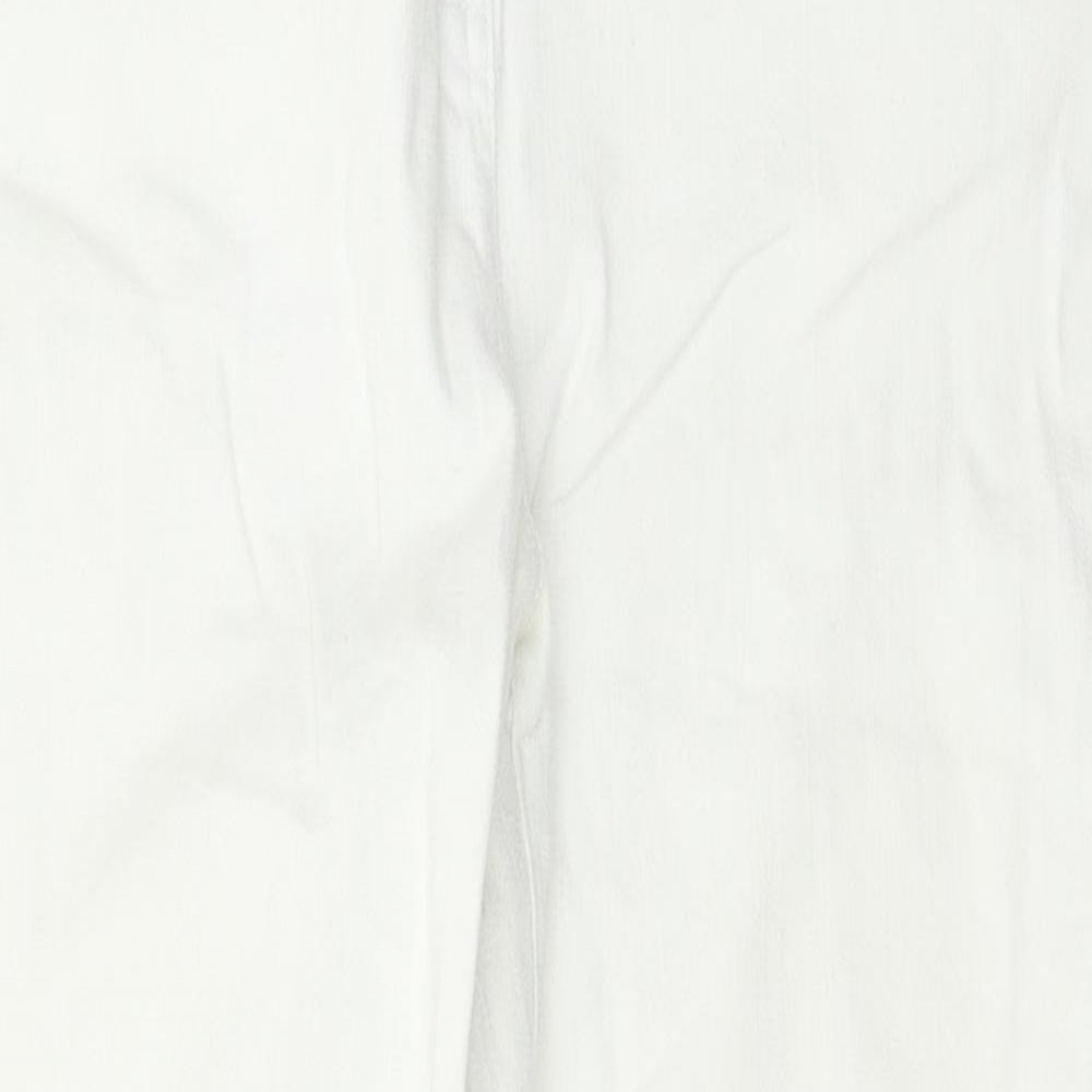 Preworn Womens White   Skinny Jeans Size 18 L27 in