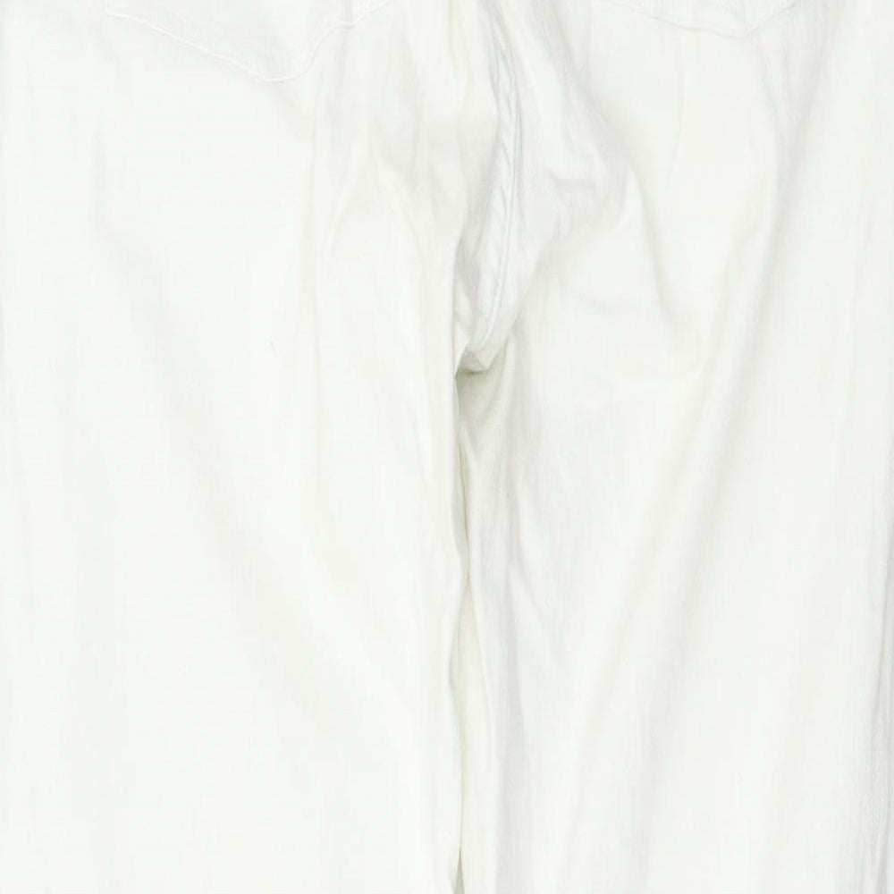 Preworn Womens White   Skinny Jeans Size 18 L27 in