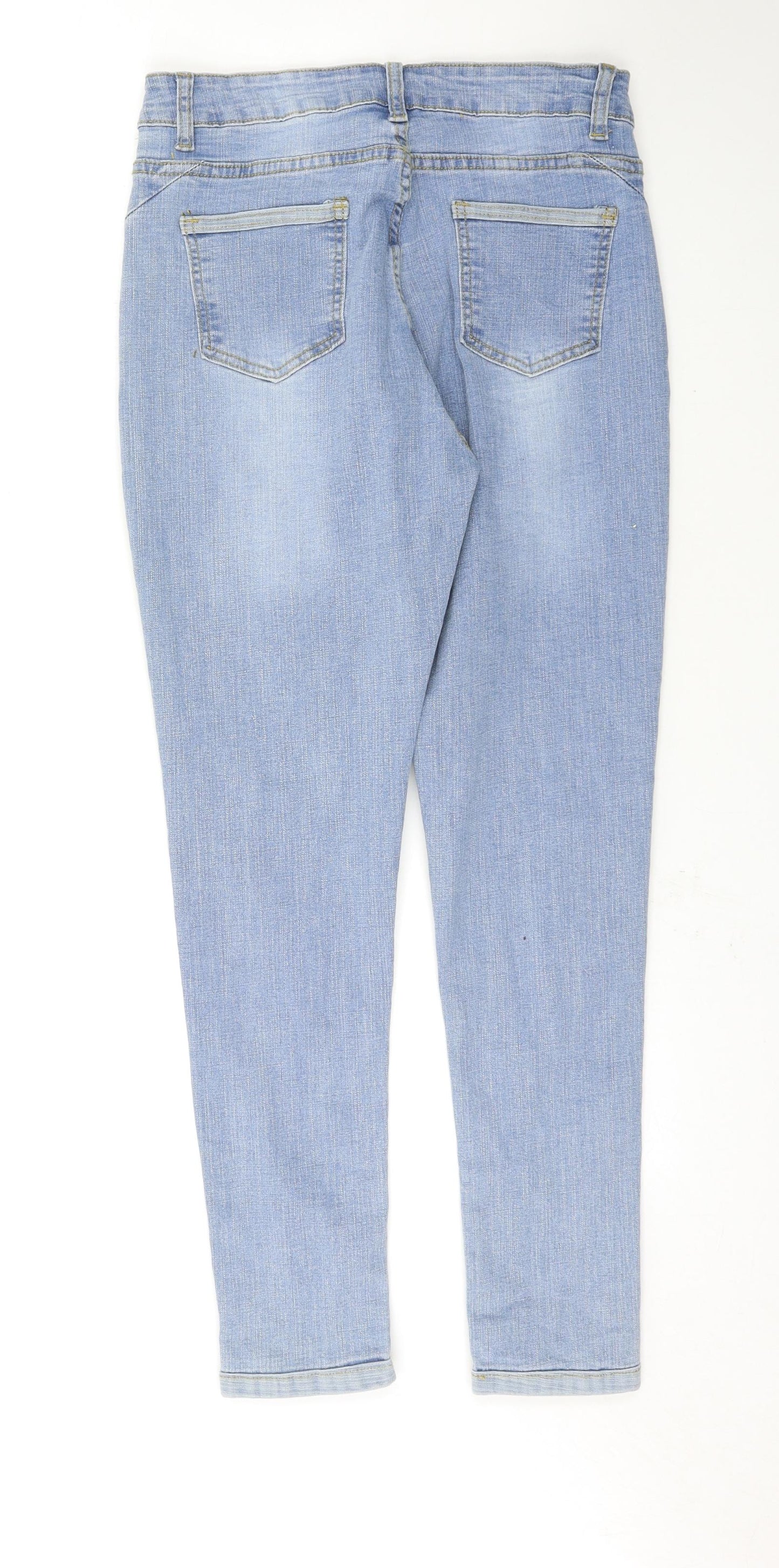 SheIn Womens Blue   Straight Jeans Size M L26 in