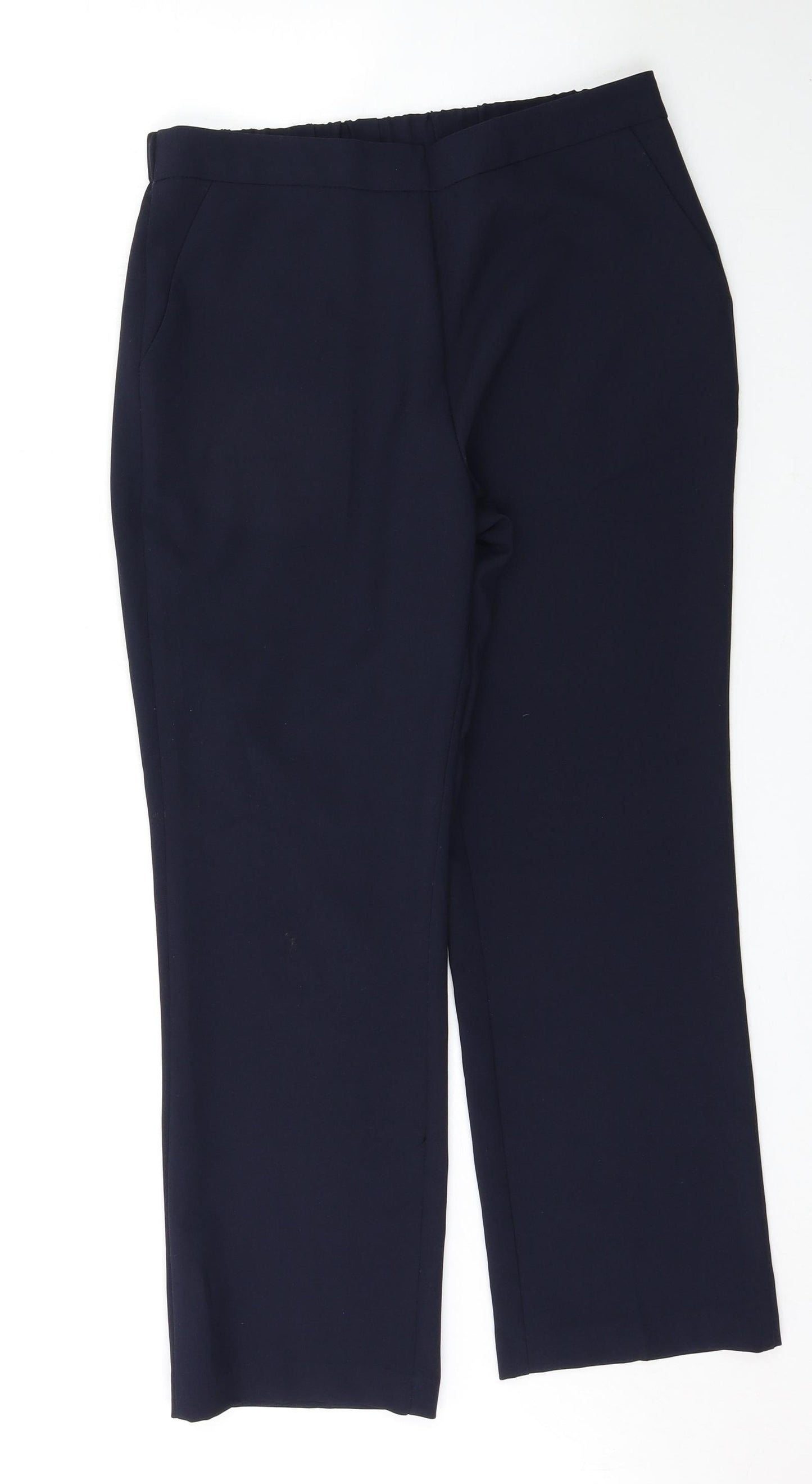 Bonmarché Womens Blue   Trousers  Size 10 L27 in