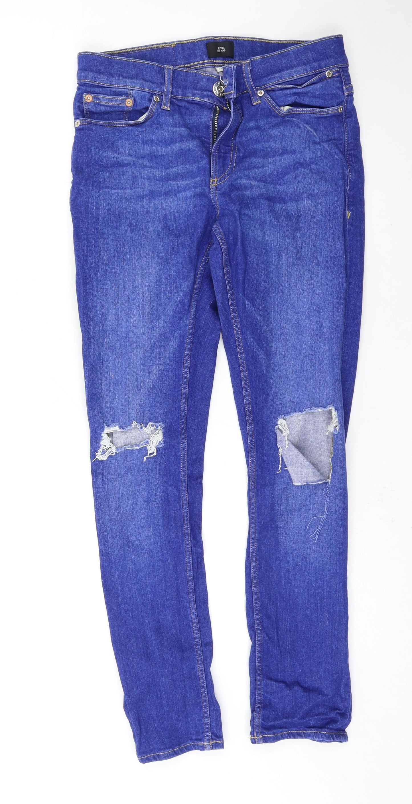 River Island Womens Blue   Skinny Jeans Size 26 L30 in