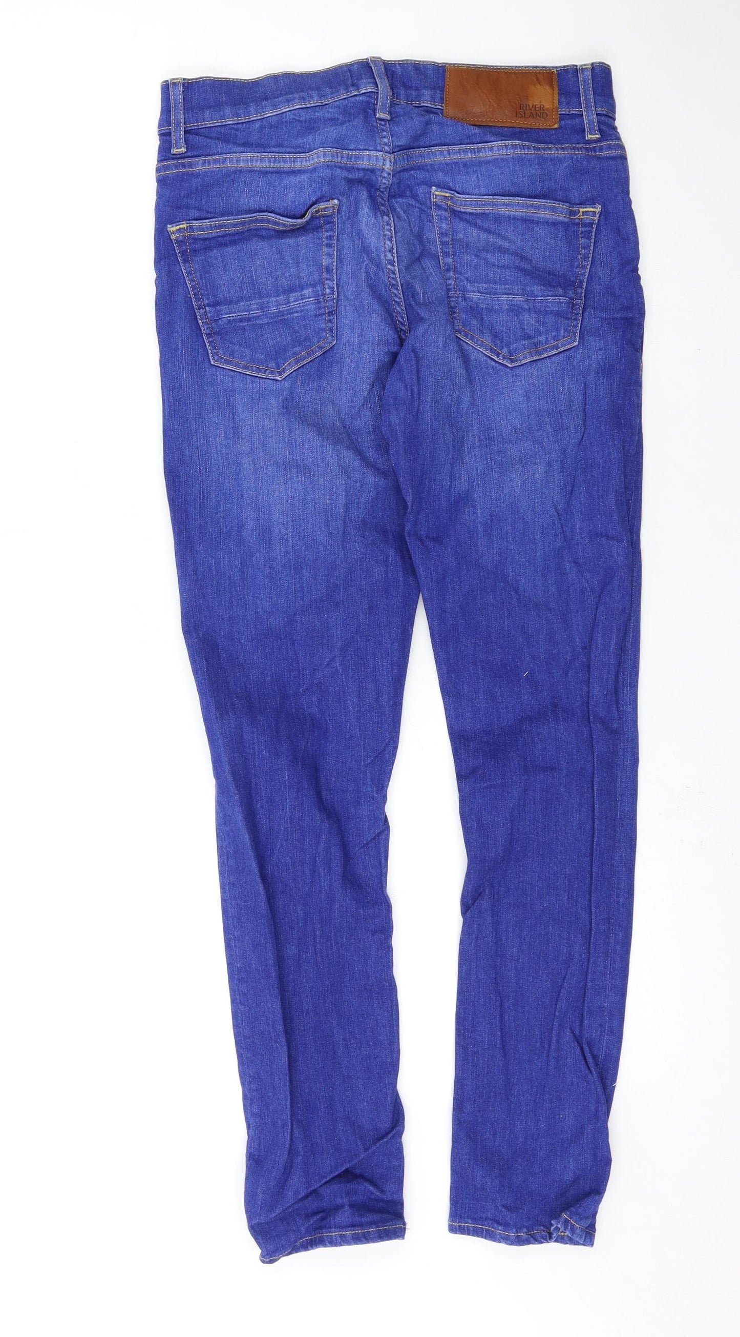 River Island Womens Blue   Skinny Jeans Size 26 L30 in