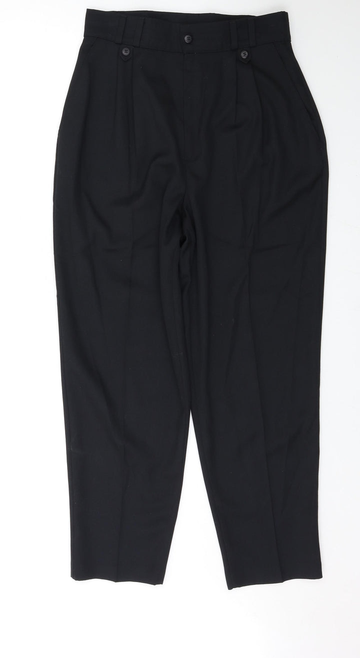 BHS Womens Black   Trousers  Size 14 L28 in