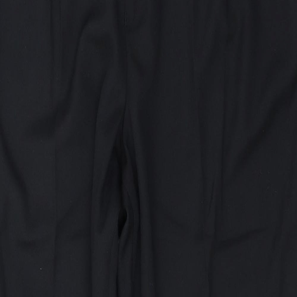 BHS Womens Black   Trousers  Size 14 L28 in