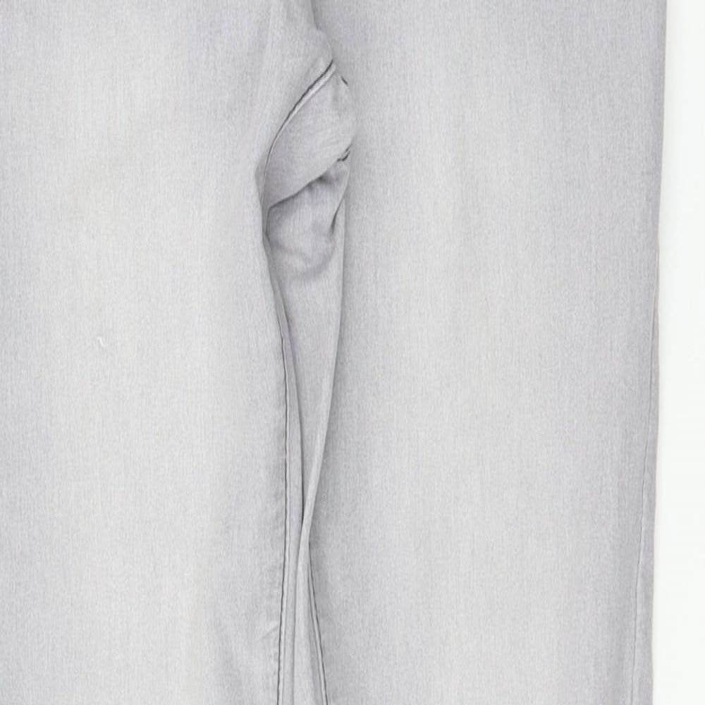 Denim & Co. Womens Grey   Skinny Jeans Size 12 L31 in