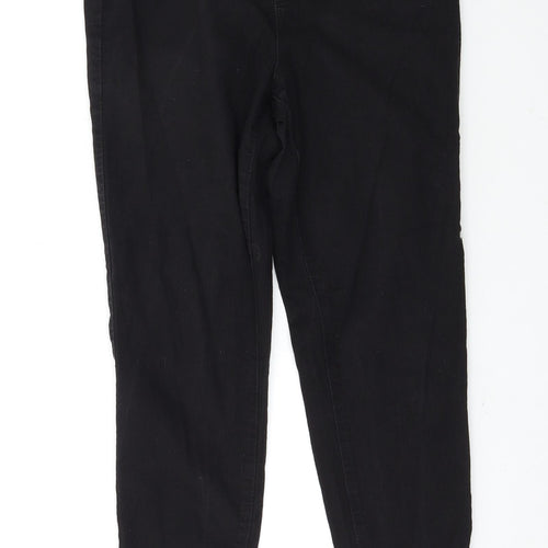 Denim & Co. Womens Black   Skinny Jeans Size 12 L29 in