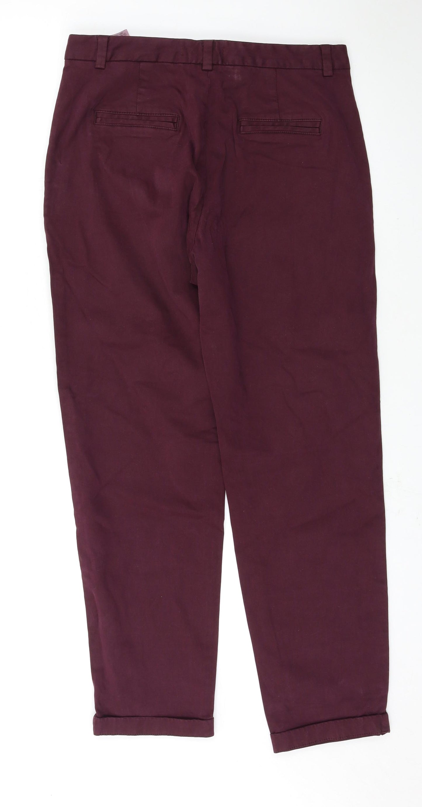 Marks and Spencer Womens Purple   Trousers  Size 10 L27 in