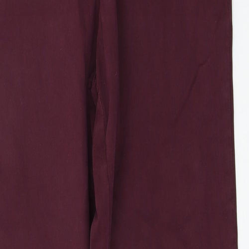 Marks and Spencer Womens Purple   Trousers  Size 10 L27 in