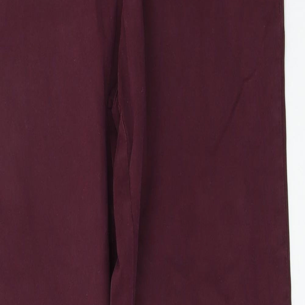 Marks and Spencer Womens Purple   Trousers  Size 10 L27 in