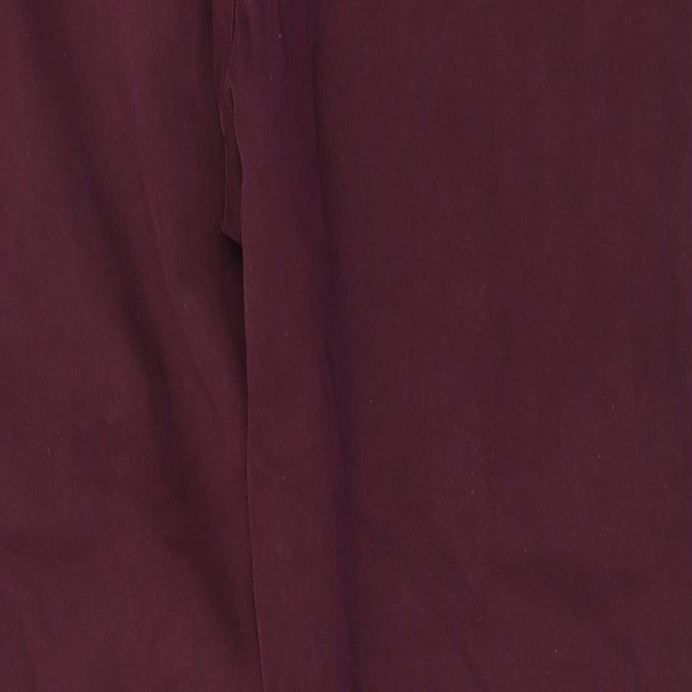 Marks and Spencer Womens Purple   Trousers  Size 10 L27 in