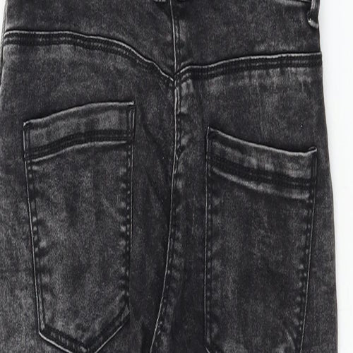 Matalan Girls Black   Dungaree One-Piece Size 10 Years