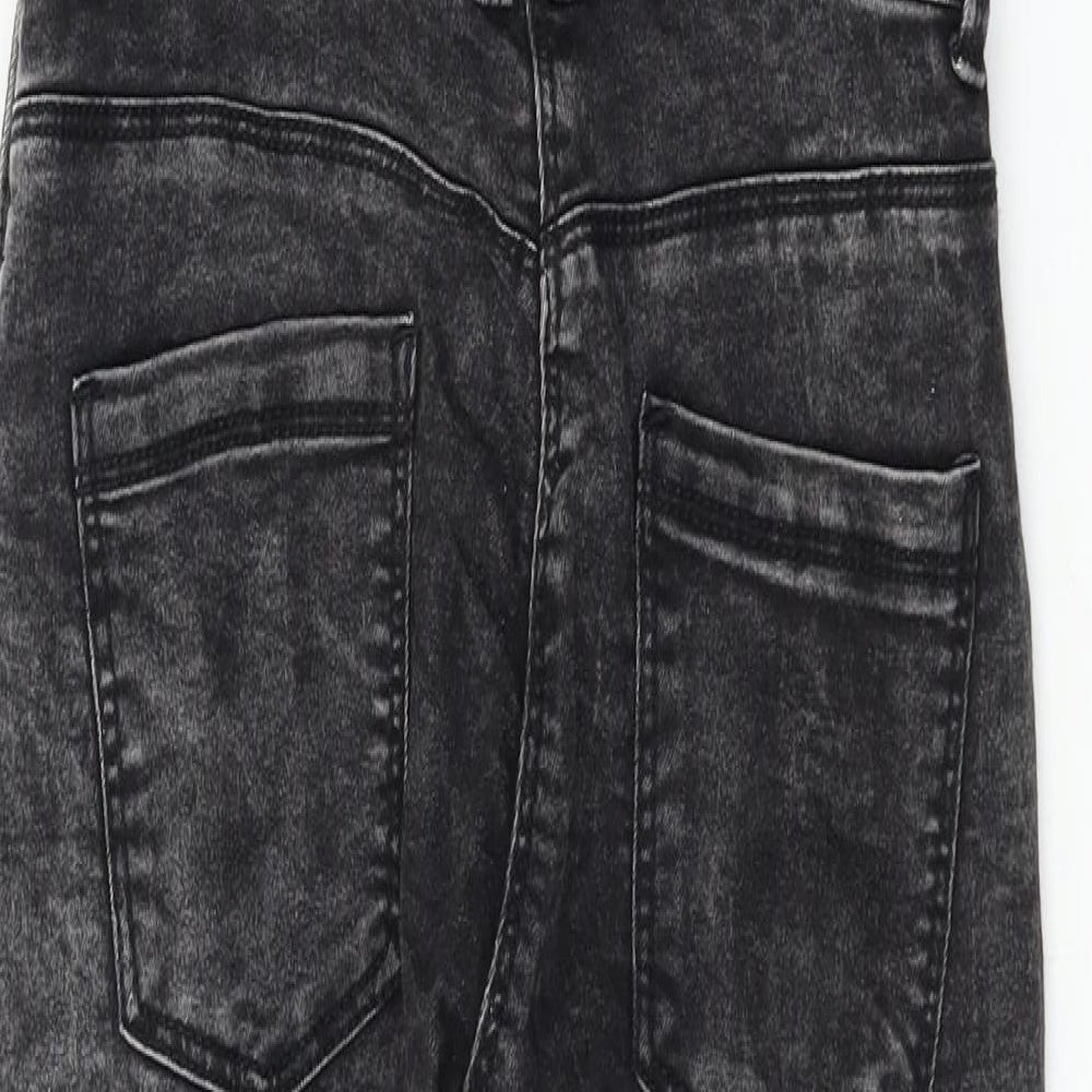 Matalan Girls Black   Dungaree One-Piece Size 10 Years
