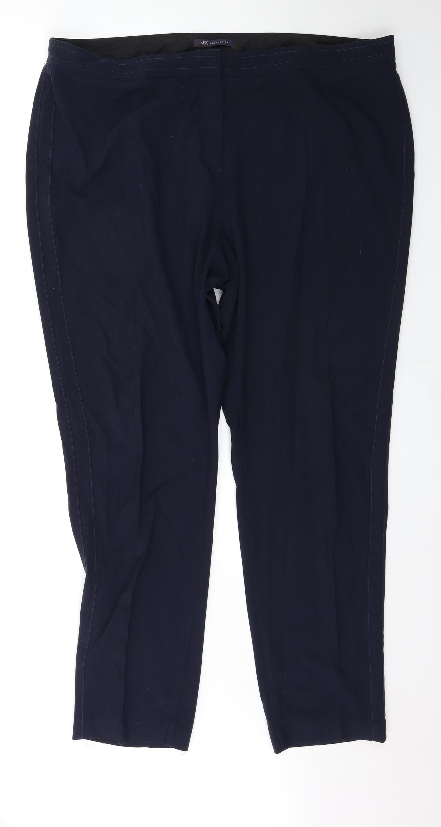 Marks and Spencer Womens Blue   Trousers  Size 20 L30 in