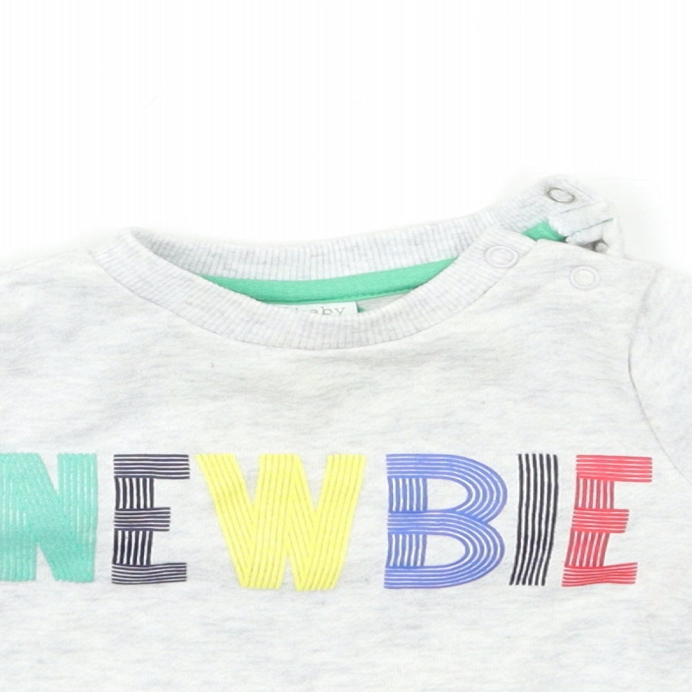 F&F Baby Grey   Pullover Jumper Size 3-6 Months