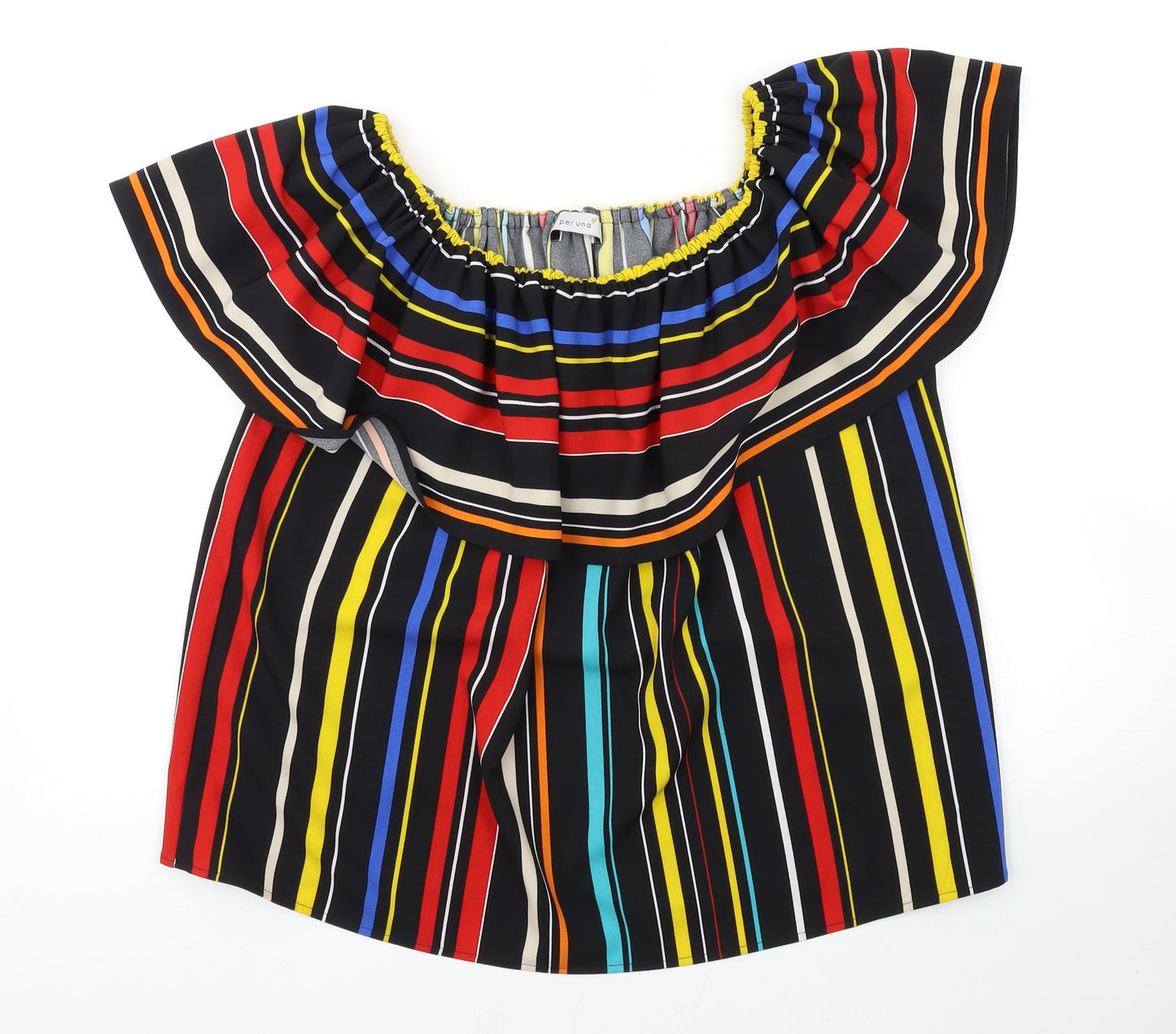 Marks and Spencer Womens Multicoloured Polka Dot  Basic Blouse Size 16