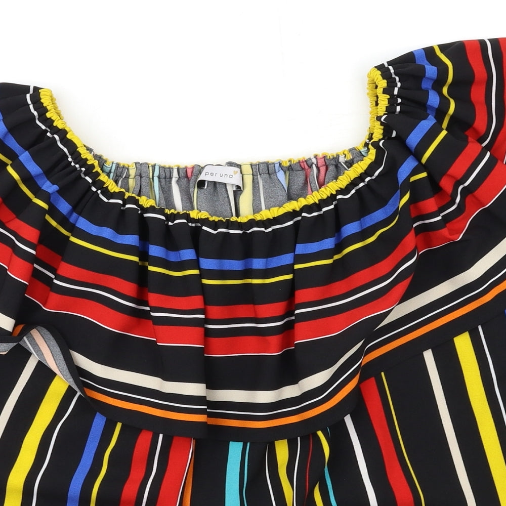 Marks and Spencer Womens Multicoloured Polka Dot  Basic Blouse Size 16