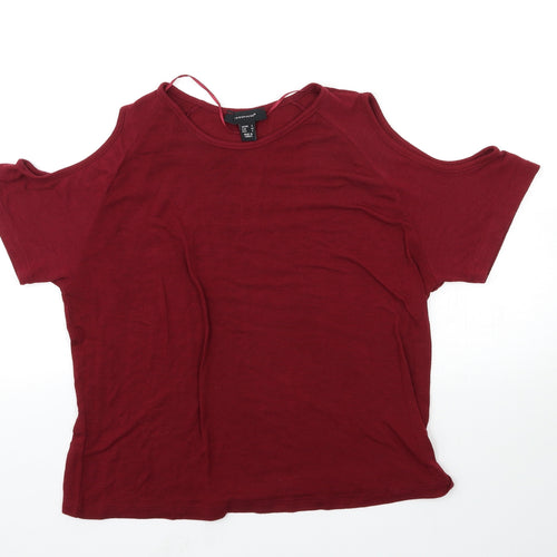 Atmosphere Womens Red   Basic T-Shirt Size 6