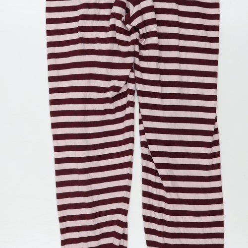 love to lounge    Womens Brown Striped  Sweatpants Trousers Size XS L24 in