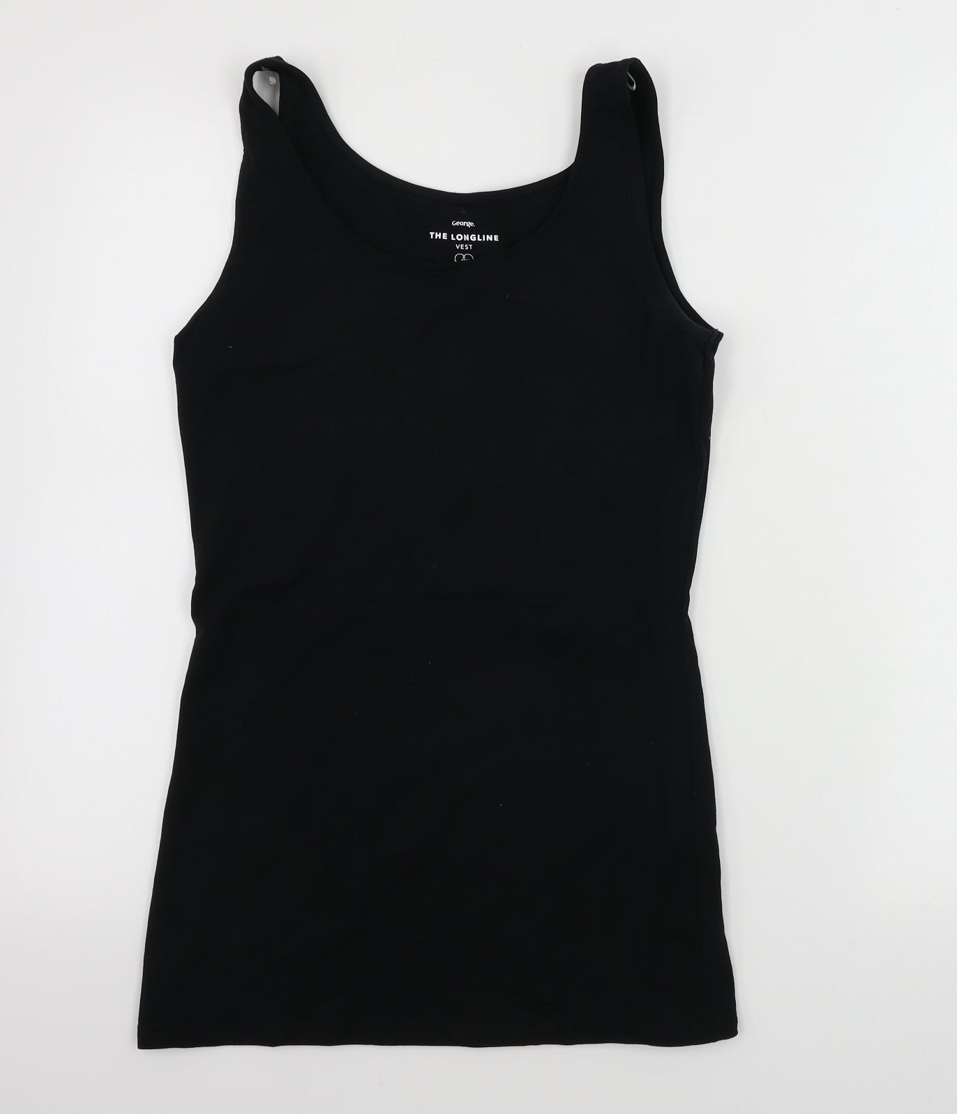 George  Womens Black   Basic Tank Size 10