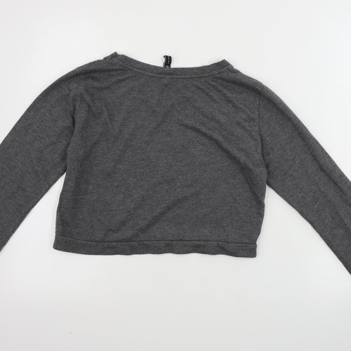 Stradivarius  Womens Grey   Pullover Jumper Size M