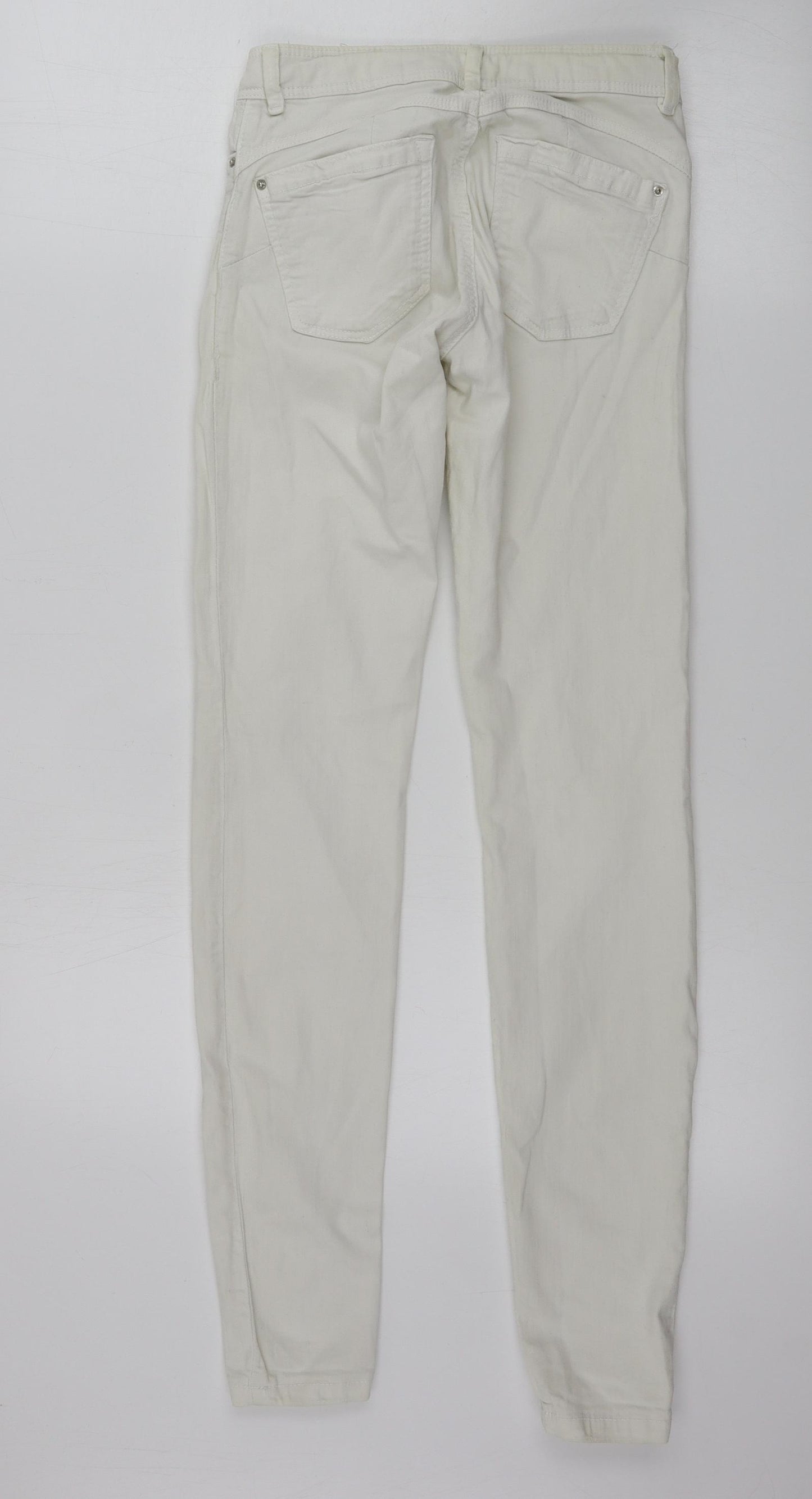 Bershka  Womens White   Skinny Jeans Size 26 in L26 in