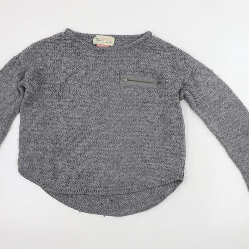 BSK  Womens Grey   Pullover Jumper Size S
