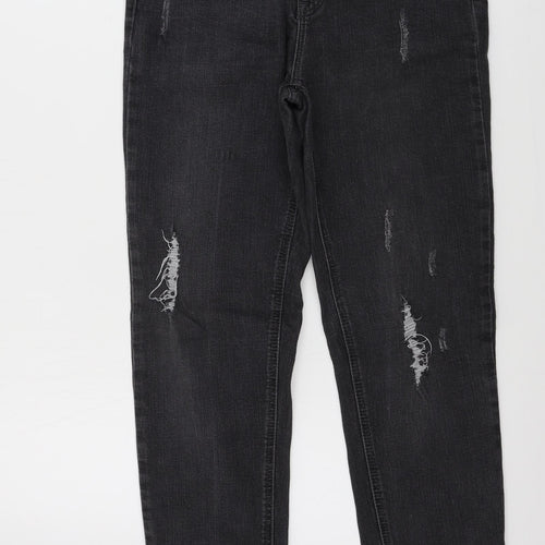 Pull&Bear Womens Grey   Skinny Jeans Size 28 in L24 in