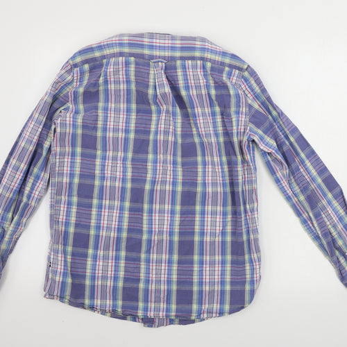 US Polo Assn.  Mens Blue Check   Button-Up Size M